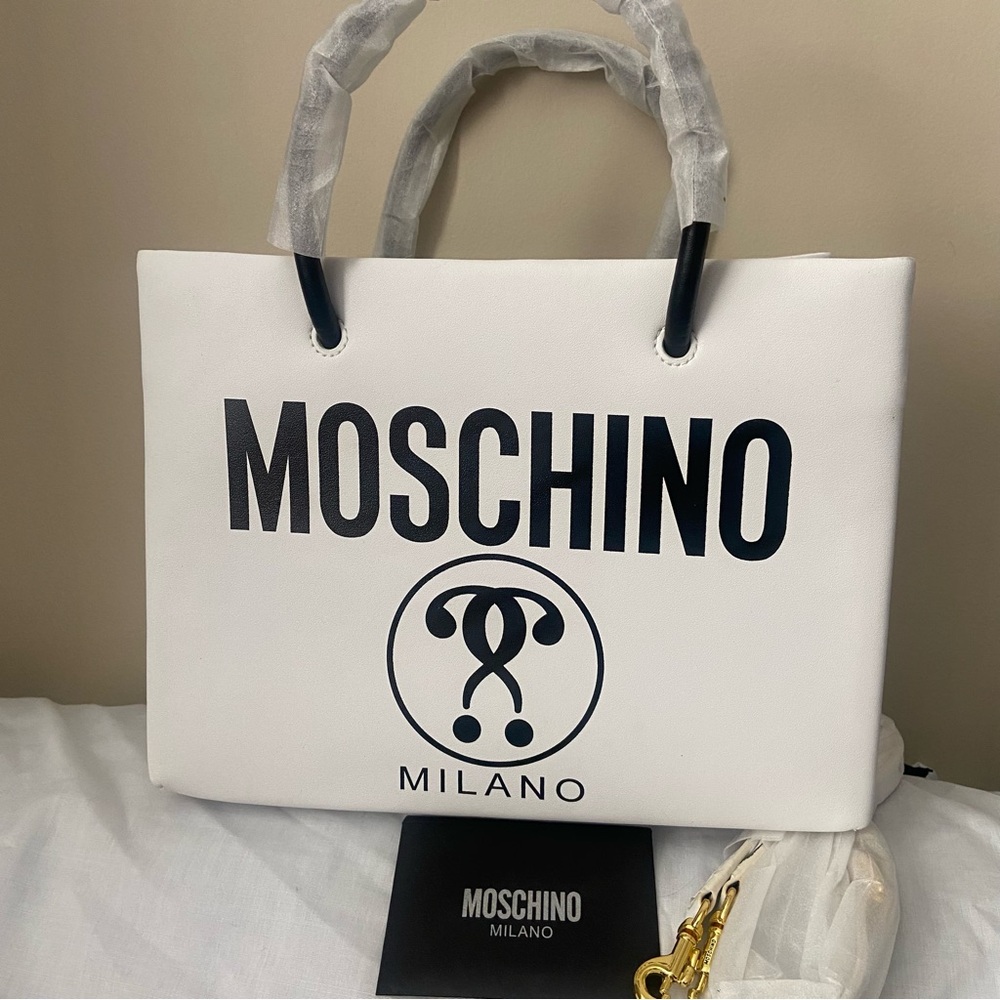 New Moschino Logo Tote Shopper Bag